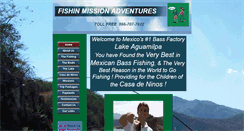 Desktop Screenshot of fishinmissionadventures.com